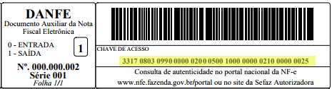 Chave de Acesso NF-e no DANFE